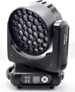 37x15w ZOOM Wash - Световой прибор полного вращения